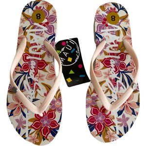 Women’s Sandals MAUI AND SONS  Floral Size  7/8